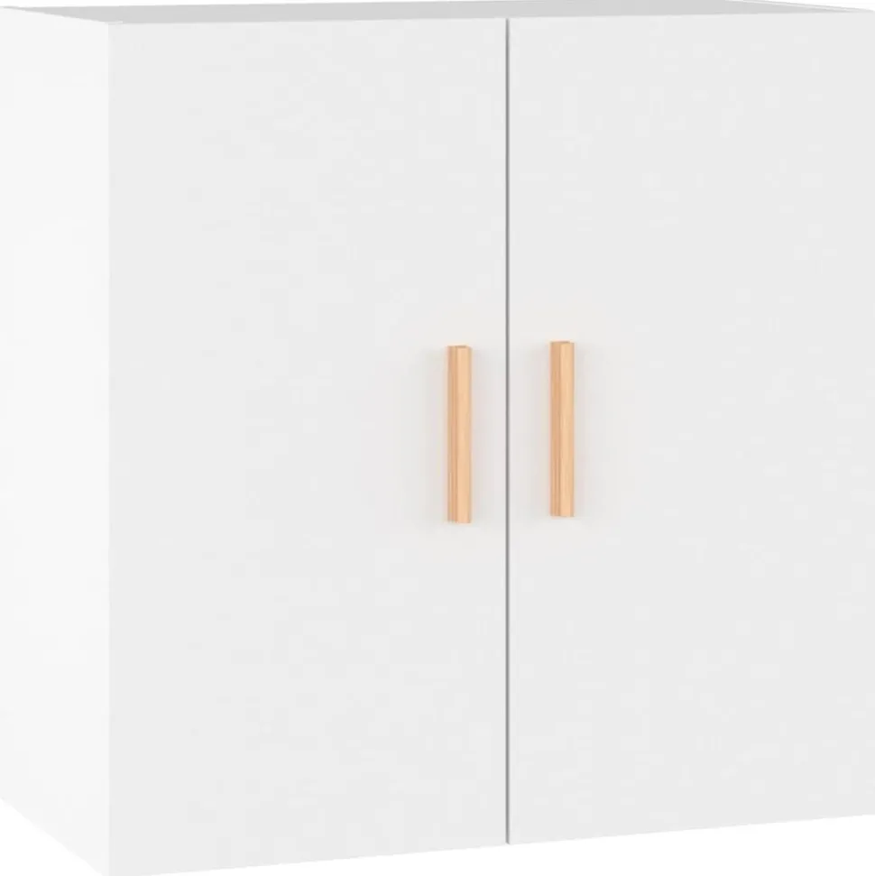 vidaXL Väggskåp vit 60x30x60 cm konstruerat trä