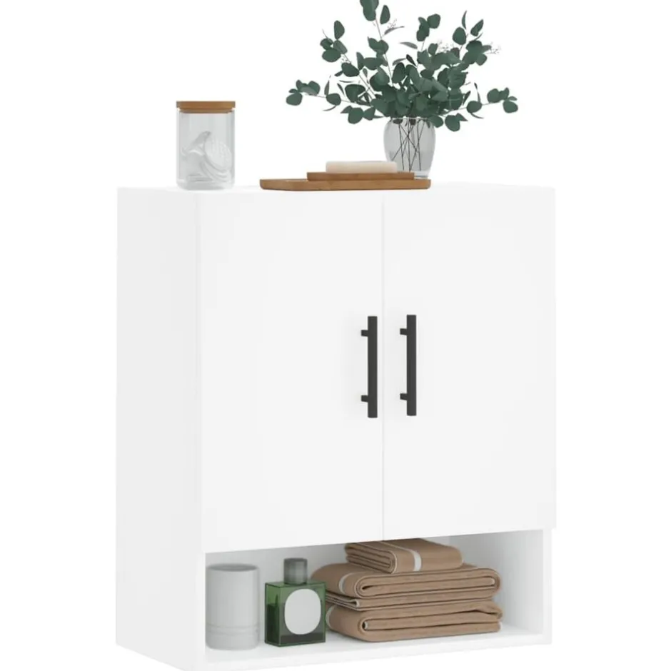 Discount vidaXL Väggskåp 60x31x70 cm konstruerat trä Vit