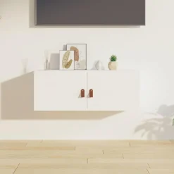 Outlet vidaXL Väggskåp 80x30x30 cm massiv furu Vit