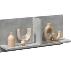 vidaXL Väggskåp 70x16,5x30 cm betonggrå konstruerat trä