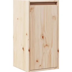 Sale vidaXL Väggskåp 30x30x60 cm massiv furu Naturfärg