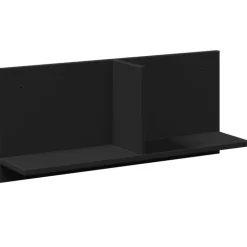 vidaXL Väggskåp 70x16,5x30 cm svart konstruerat trä