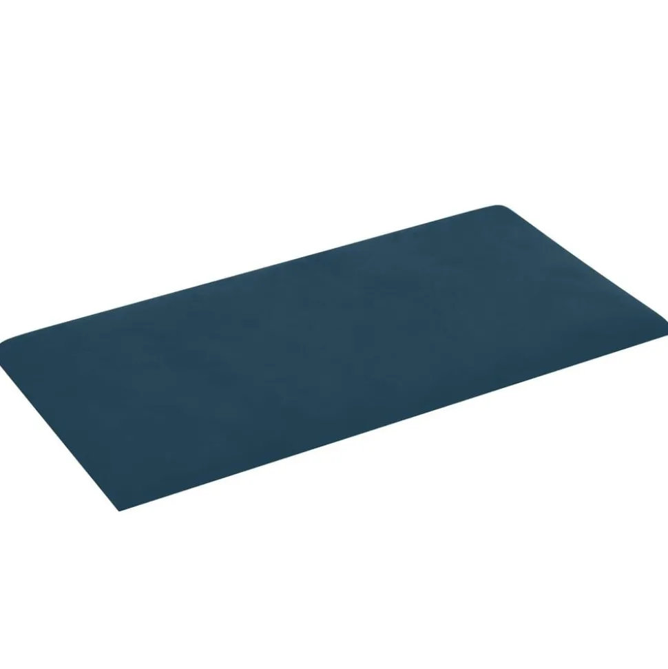 vidaXL Väggsänggavel 12 pcs Blå 30 x 15 cm Sammet