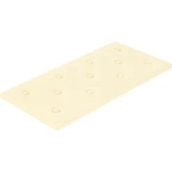 vidaXL Väggsänggavel 12 pcs Kräm 60 x 30 cm Konstläder