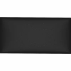 vidaXL Väggsänggavel 12 pcs Svart 30 x 15 cm tyg