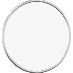 Hot vidaXL Väggspegel Ø 20 cm rund Silver