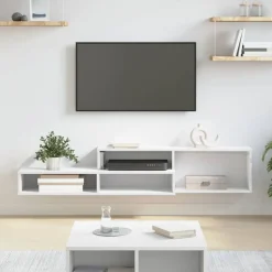 vidaXL VäggTV-stativ 150x25x28,5cm Konstruerat trä