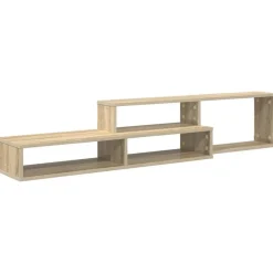 Clearance vidaXL VäggTV-stativ 150x25x28,5cm Konstruerat trä Sonoma ek