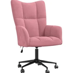Sale vidaXL Vilstol sammet Rosa