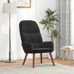vidaXL Vilstol svart sammet