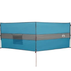 vidaXL Vindskydd för camping blå 344x120 cm vattentät