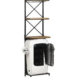 Outlet vidaXL Vinhylla traktor 49x31x172 cm grovt mangoträ Vit
