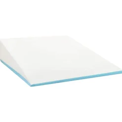vidaXL Vinklad Kudde Enfärgad Grå 69 x 64 x 19 cm Minneskum