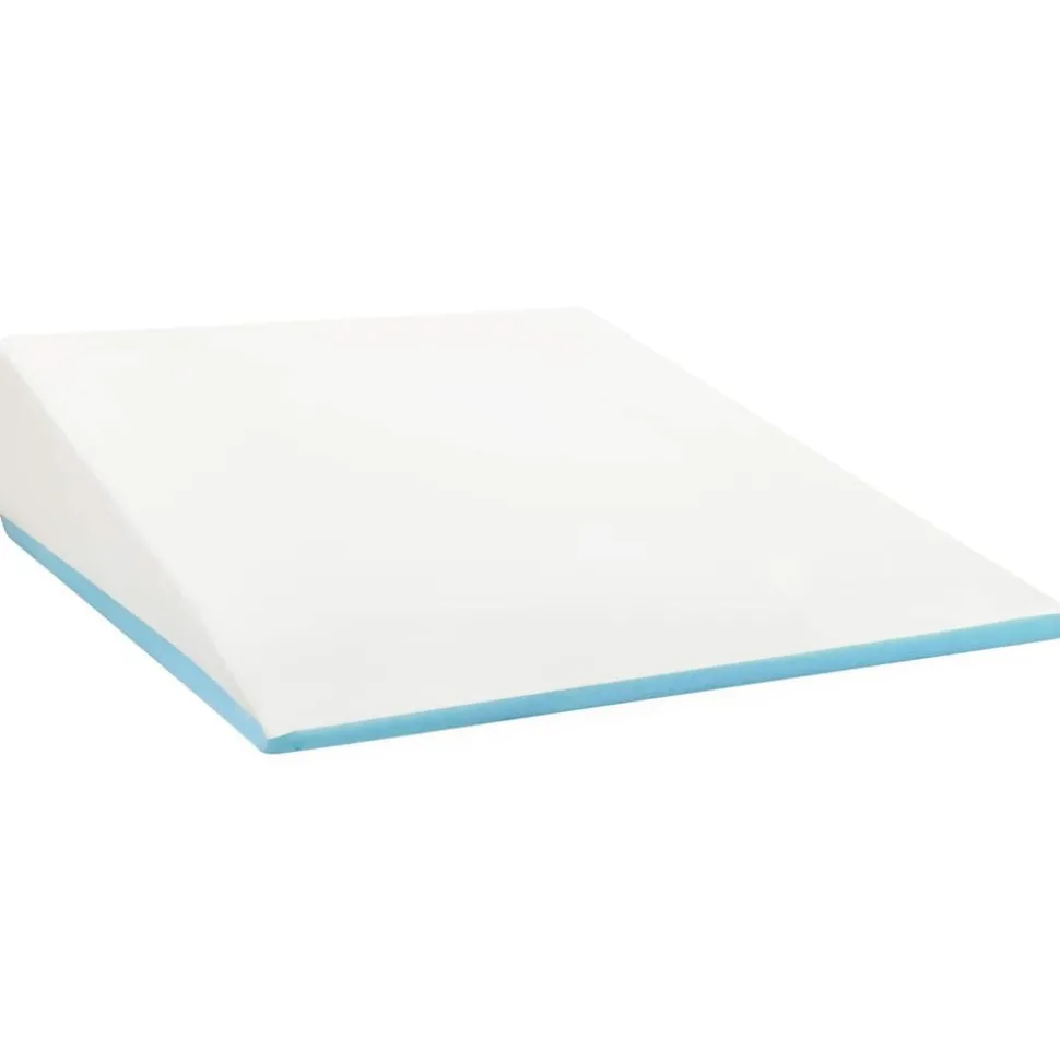 vidaXL Vinklad Kudde Enfärgad Grå 69 x 64 x 19 cm Minneskum