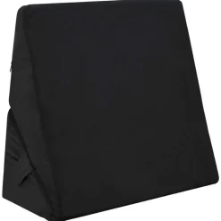 vidaXL Vinklad Kudde 55 x 55 x 26 cm Minneskum Svart