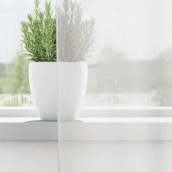 Clearance vidaXL Voile gardiner med stångfickor 2 st Vit