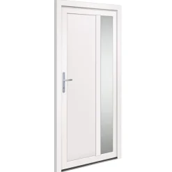 New vidaXL Ytterdörr 98x200 cm PVC Vit