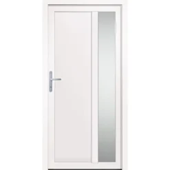 New vidaXL Ytterdörr 98x200 cm PVC Vit