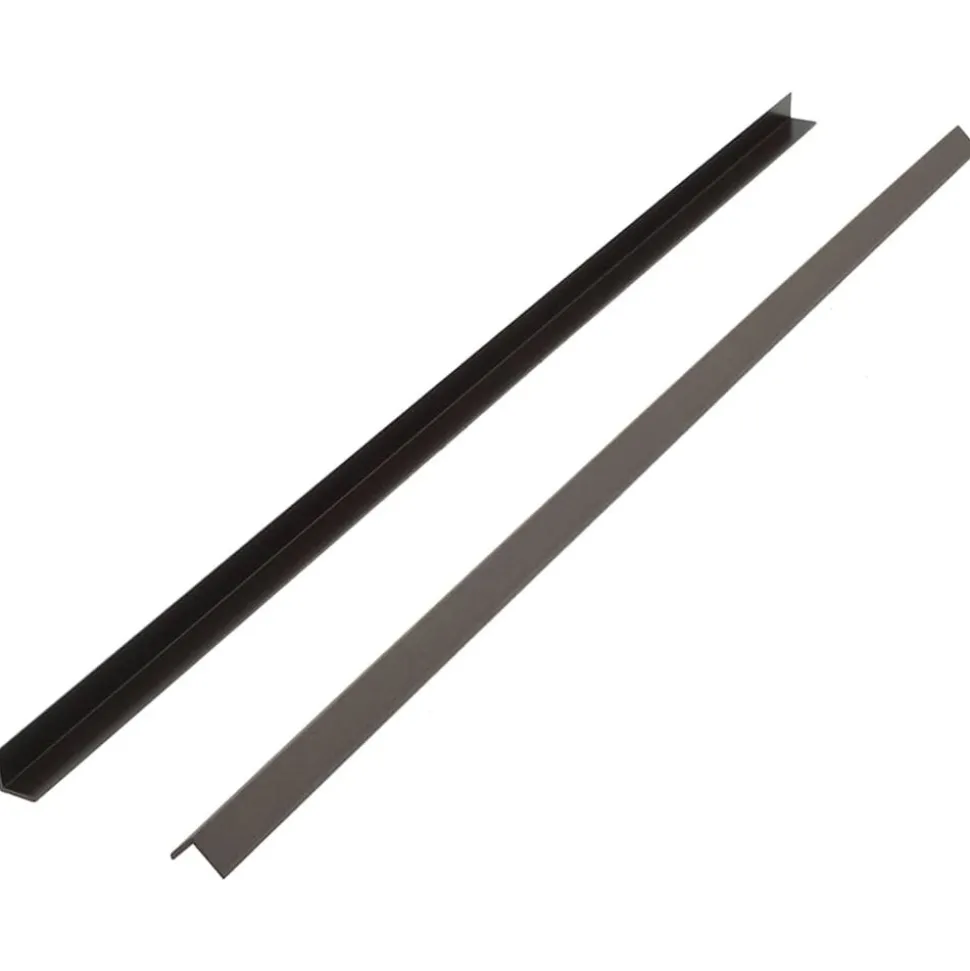 vidaXL Ytterhörnlist 5 st WPC 170 cm mörkbrun