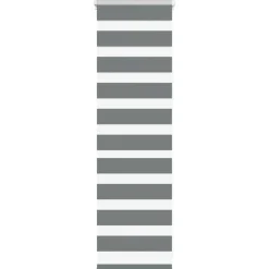 vidaXL Zebragardin mörkgrå 40x100 cm tyg bredd 35,9 cm polyester